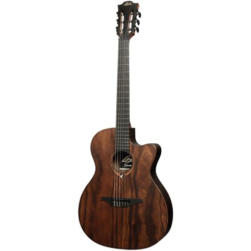 Lag SAUVAGE-N-ASCE Chitarra Acustica Nylon Auditorium Cutaway Slim