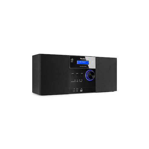 Audizio Metz Compact Stereo DAB,CD,BT Black