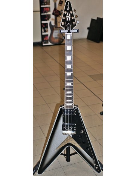 EPIPHONE FLYING V BRENT HINDS SILVERBURST + BAG EPIPHONE FLYING V BRENT HINDS SILVERBURST + BAG