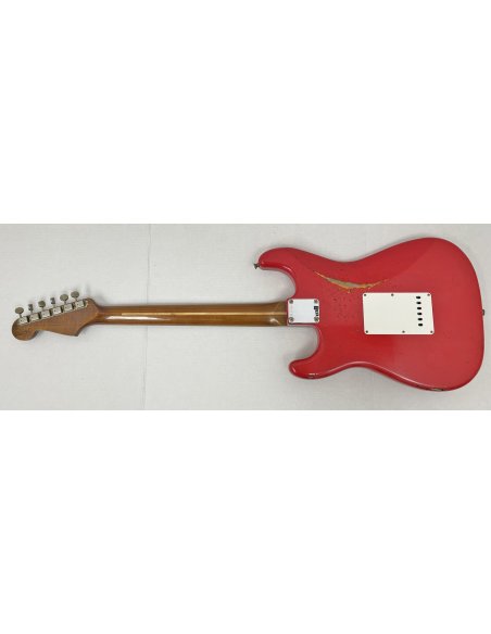 FENDER 1959 STRAT RELIC HOT ROD RED OVER 3TS ROASTED CUSTOM ORDER MN