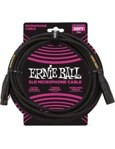 Ernie Ball 6073 Cavo Microfono Black/Gold 7,6 m