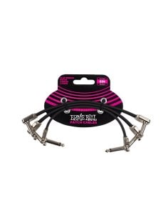 Ernie Ball 6221 Flat Ribbon Patch Cable 15,24 cm Pacco da 3