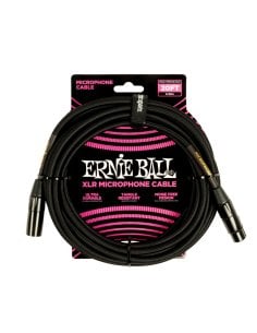 Ernie Ball 6392 Cavo Microfonico Braided nero 6 m