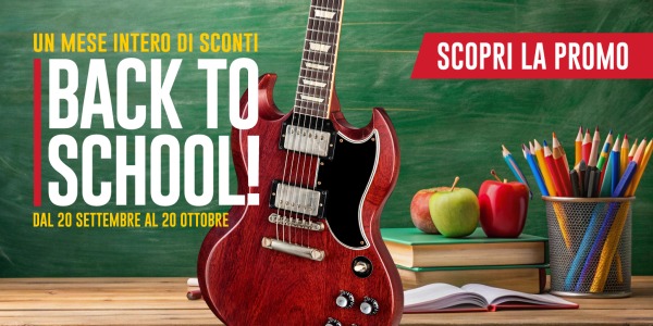 ARRIVA IL BACK TO SCHOOL DI LUCKY MUSIC! 20/09 - 20/10