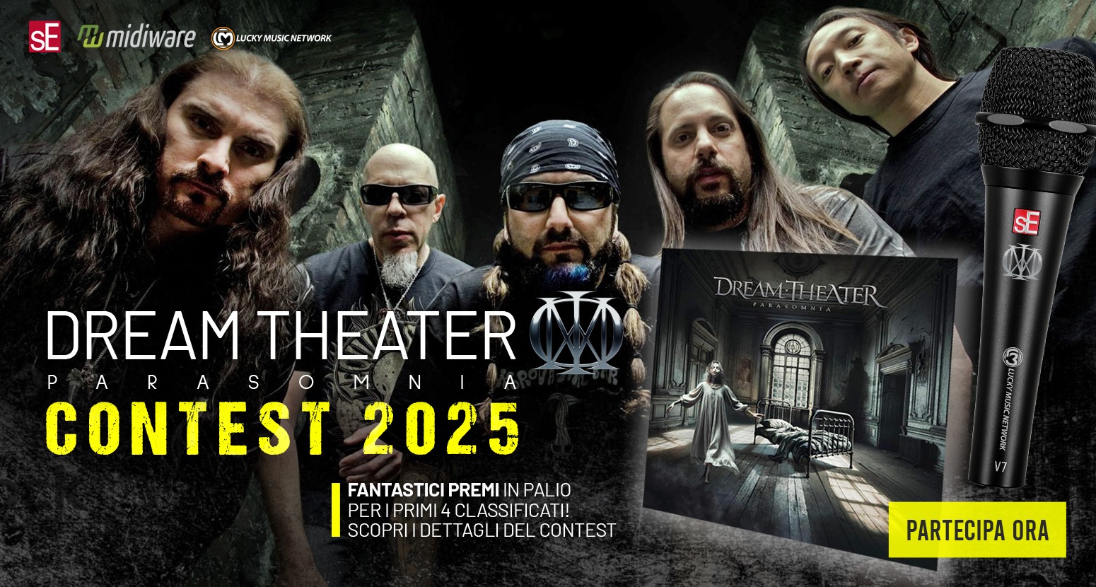 DREAM THEATER PARASOMNIA CONTEST 2025 - PARTECIPA ORA!